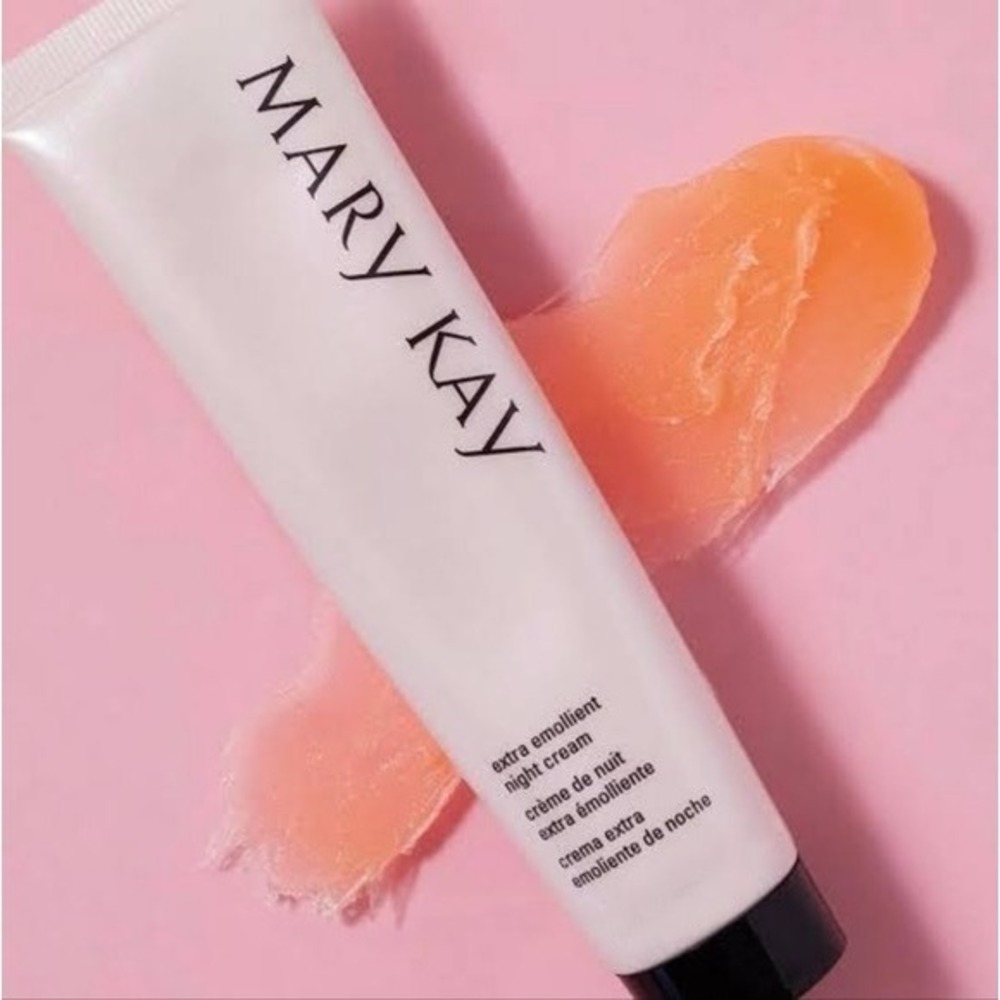 MARY KAY Extra Emollient Night Cream Women 0.42oz Pink Intensive Hydration Balm
